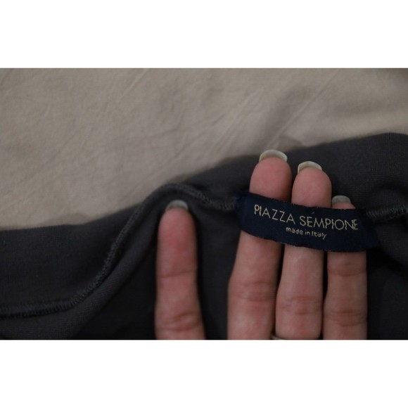 Piazza Sempione Jennifer Womens Brown Pants Pull On Wide Leg Size 46 US2X Italy - Picture 4 of 9